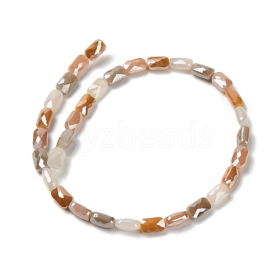 Electroplate Glass Beads Strands X-EGLA-P065-02A-03-1