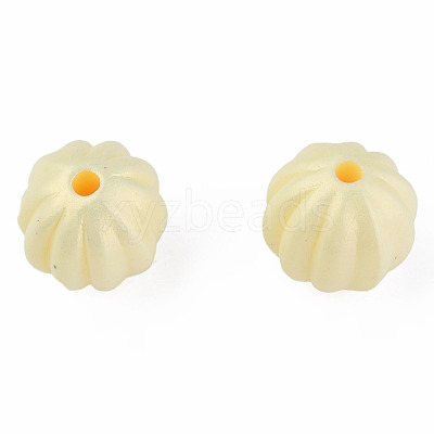 Spray Painted Acrylic Beads MACR-T037-01A-1