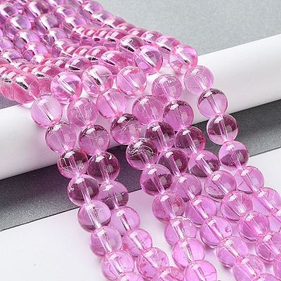 Drawbench Transparent Glass Beads Strands LS-GLAD-Q012-10mm-03-1