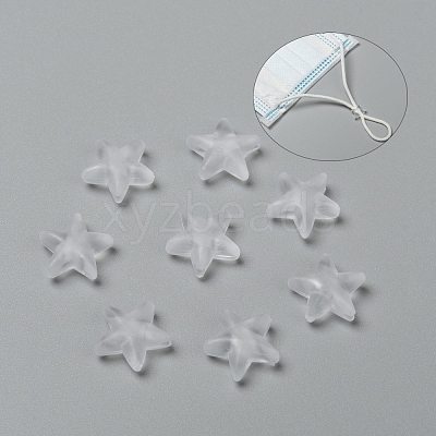 Star PVC Plastic Cord Lock for Mouth Cover X-KY-D013-02B-1