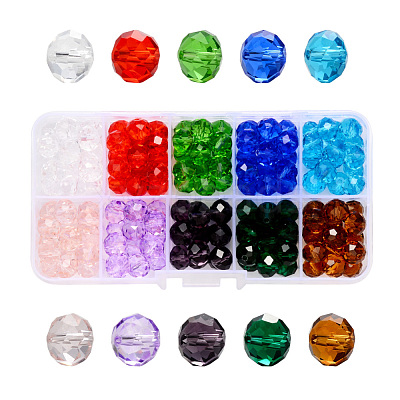 Transparent Glass Beads FPDL-S015-04D-01-B-1