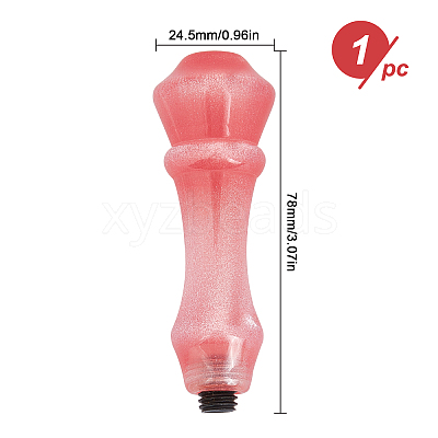 Natural Quartz Crystal Handle DIY-WH0224-87D-1