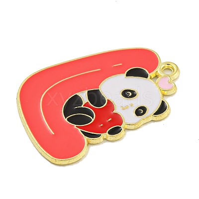 Alloy Enamel Pendants ENAM-H045-03LG-01-1