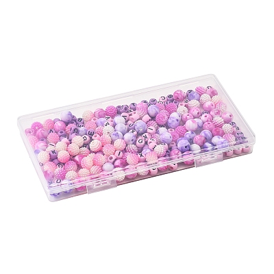 244Pcs Imitation Acrylic Beads Kits OACR-FS0004-07B-1