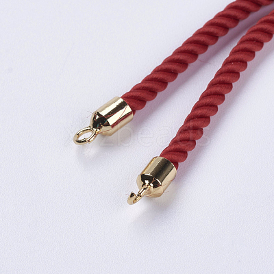 Nylon Twisted Cord Bracelet Making MAK-F018-01G-RS-1