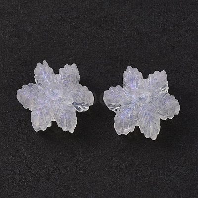 Transparent Acrylic Beads X-OACR-P007-30-1