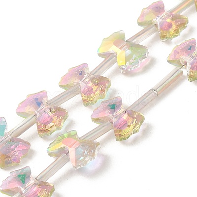 Electroplate Glass Beads EGLA-F163-01-FR03-1