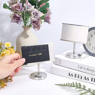 430 Stainless Steel Business Card Holder ODIS-WH0030-02-1