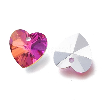 Faceted Glass Charms X-RGLA-L026-B02-1