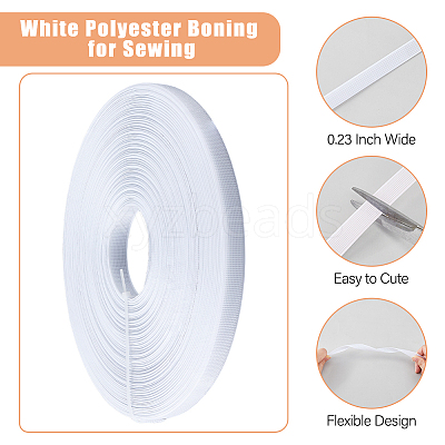 Polyester Fiber Boning FIND-WH0161-47C-1