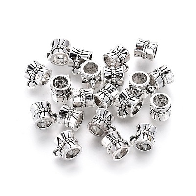 Tibetan Style Alloy Tube Bails LS-TIBE-30047-AS-RS-1