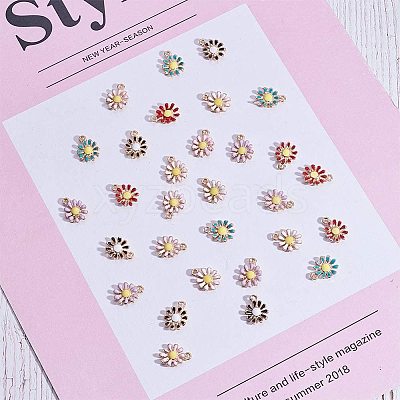 Alloy Enamel Pendants PALLOY-PH0005-67-1