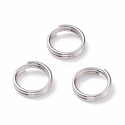 Non-Tarnish 304 Stainless Steel Split Rings STAS-K155-07P-1