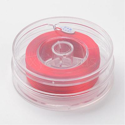 Japanese Eco-Friendly Dyed Flat Elastic Crystal String EW-F005-0.6mm-11-1