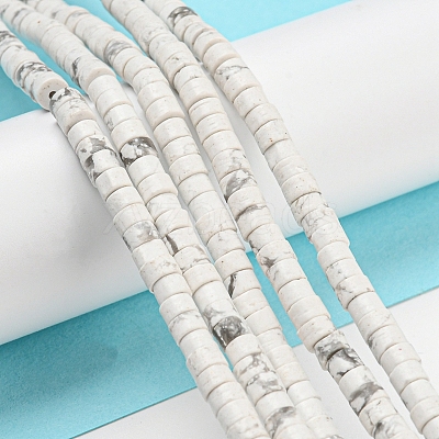 Synthetic Howlite Beads Strands X-G-D077-D03-02-1-1
