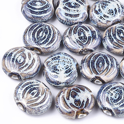 Handmade Porcelain Beads X-PORC-S498-45G-1