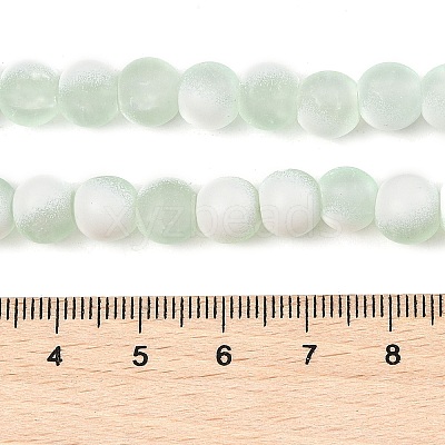 Frosted Crackle Glass Beads X1-GLAA-U001-6mm-M01-1