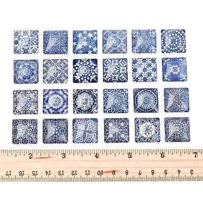 24Pcs Glass Cabochons GGLA-FS0001-22-1