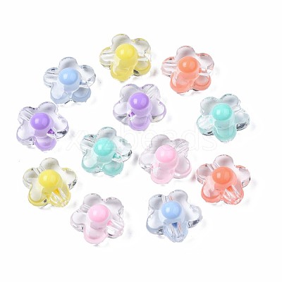 Transparent Acrylic Beads TACR-S135-014-1