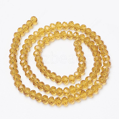 Glass Beads Strands EGLA-A034-T8mm-D04-1