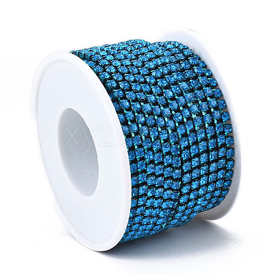 Electrophoresis Iron Rhinestone Strass Chains CHC-Q009-SS12-B20-1