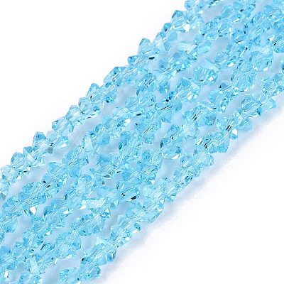 Transparent Glass Beads Strands GLAA-N018-3mm-16-1