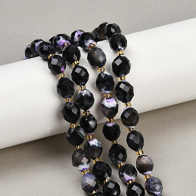 Dyed & Heated Natural Fire Crackle Agate Beads Strands G-N342-149I-21-1
