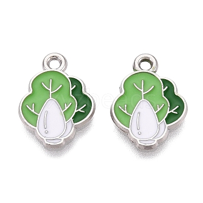 Alloy Enamel Pendants ENAM-Q003-15P-1
