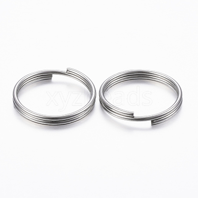 Tarnish Resistant 304 Stainless Steel Split Rings STAS-H413-07P-E-1