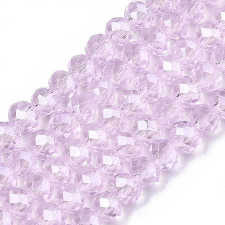 Electroplate Glass Beads Strands EGLA-A034-T2mm-A22-1