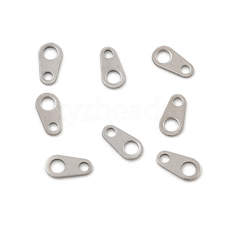 Non-Tarnish 316 Surgical Stainless Steel Chain Tabs STAS-L236-04A-1