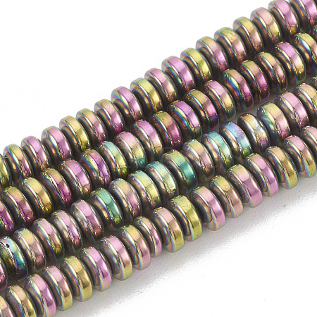 Electroplate Non-magnetic Synthetic Hematite Beads G-N0318-01B-1