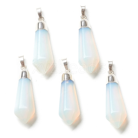 Opalite Pointed Pendants G-P445-E06-1