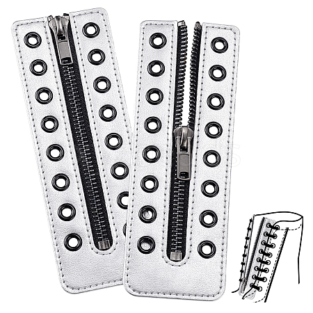 2Pcs PU Zipper Accessories FIND-PH0028-27A-1