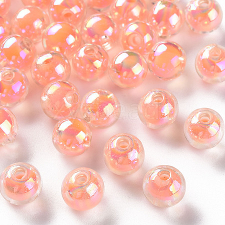 Transparent Acrylic Beads TACR-S152-15B-SS2109-1