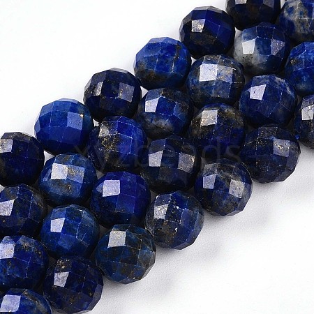 Natural Lapis Lazuli Beads Strands G-S345-8mm-24-1