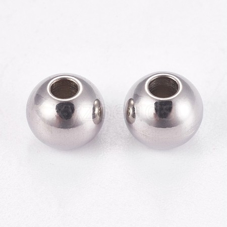 Tarnish Resistant 202 Stainless Steel Rondelle Spacer Beads STAS-F094-06B-P-1-1