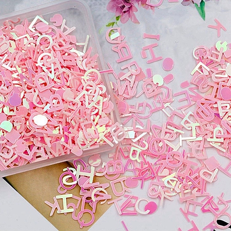 PVC Plastic Sequins MRMJ-WH0068-72H-1