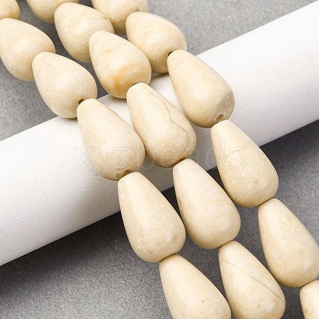 Natural Fossil Beads Strands G-F808-D01-02-1