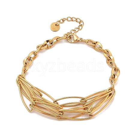 304 Stainless Steel Bracelets  for Women BJEW-A023-06G-01-1