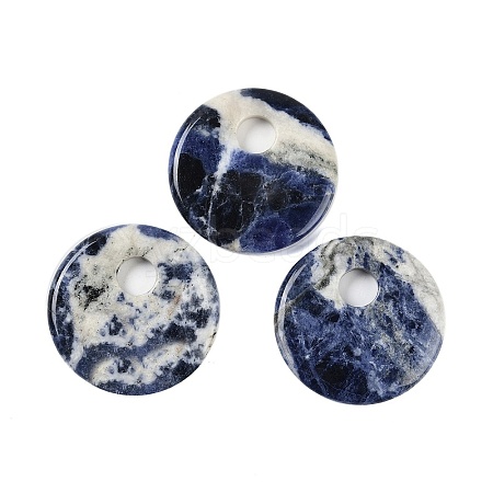 Natural Sodalite Pendants G-C140-10B-1