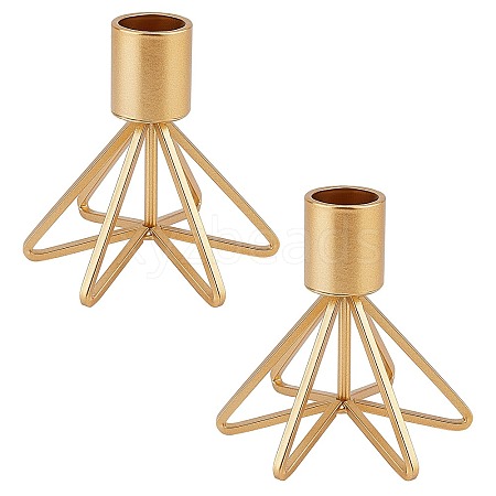 Iron Candle Holder AJEW-WH0171-59A-1