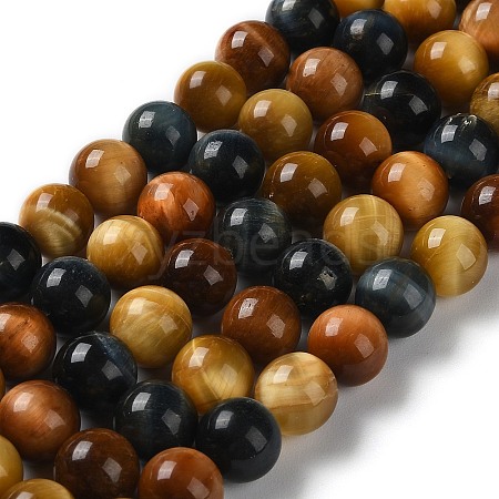 Natural Tiger Eye Beads Strands G-D083-A02-02-1