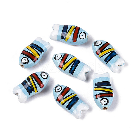 Handmade Porcelain Beads PR-N001-01C-1