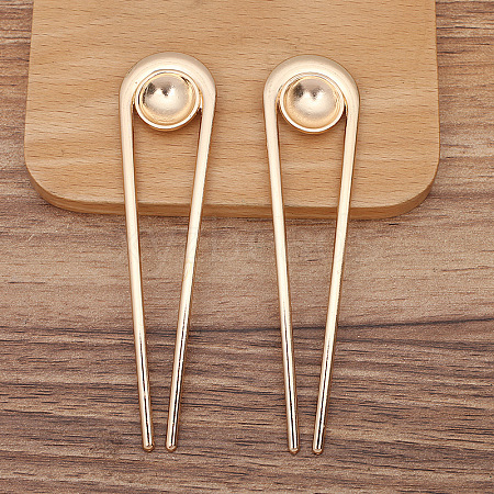 Alloy Hair Forks Findings PW-WG9C59D-03-1