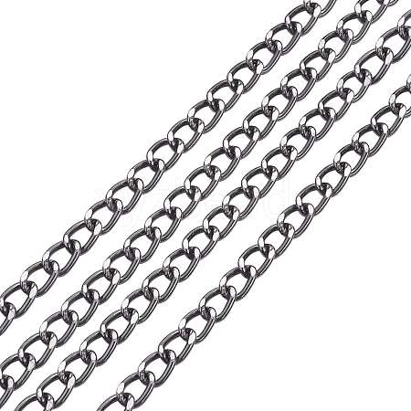 3m Aluminium Twisted Curb Chains CHA-YW0001-04B-1