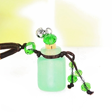 Glass Perfume Essence Bottle Pendant Necklace PW-WG006DC-01-1