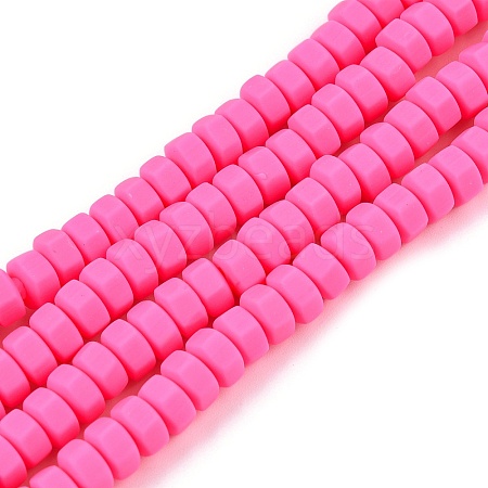 Handmade Polymer Clay Beads Strand CLAY-T021-01H-1