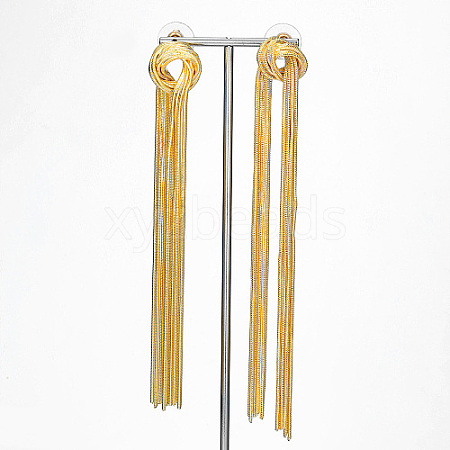 Brass Dangle Stud Earrings NL5730-1-1