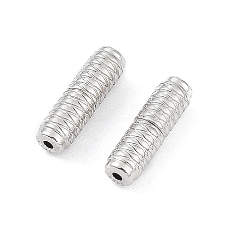 Anti-Tarnish Rhodium Plated 925 Sterling Silver Screw Clasps STER-K173-07P-1